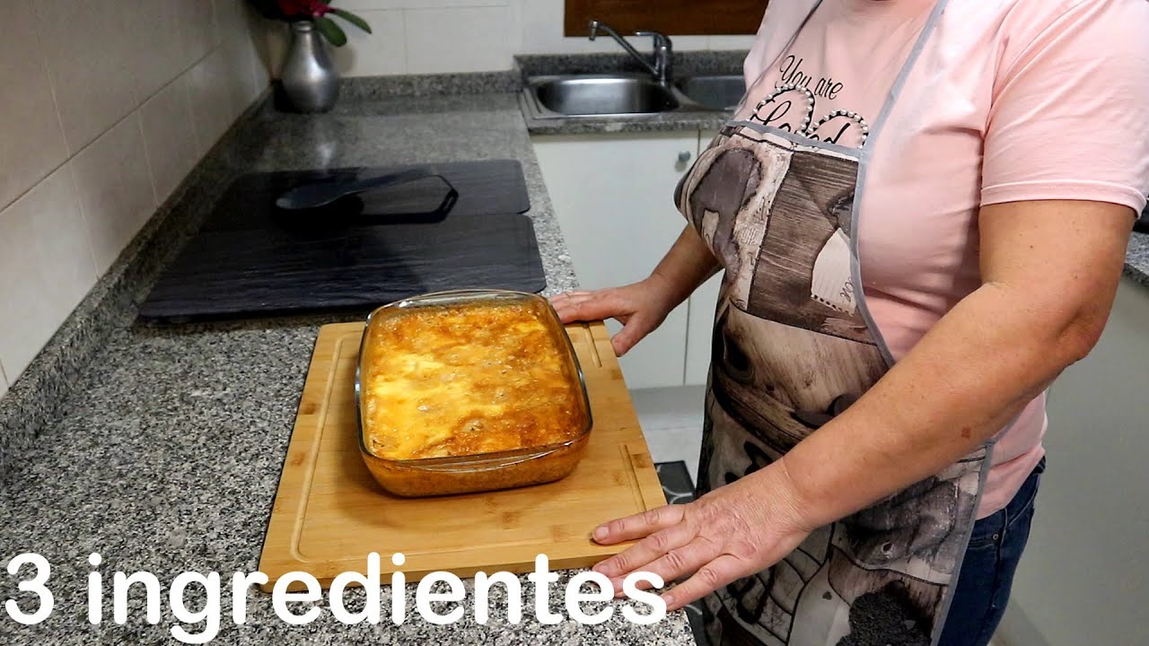 SOBREMESA FÁCIL E BARATA ( SÓ 3 INGREDIENTES ) GlutenFree