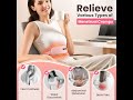 New 4 Mode Electric Period Heating Pad Review | Vibration Waist Massage Belt for & Pain Relief