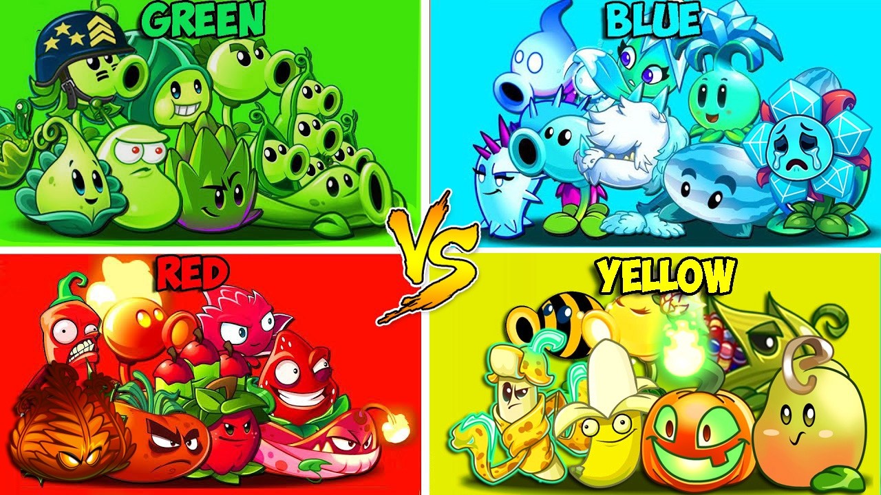 Tournament All Color Plants Vs All Zombies - Who Will Win? - Pvz 2 ...