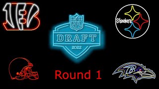 AFC North Talk || NFL Draft Round 1