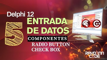 Curso #Delphi 12 básico | Entrada de datos Componentes Radio Button - CheckBox