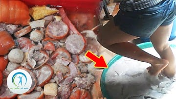 Hãi hùng da bẩn, thịt thối đưa vào làm giăm bông | Thực phẩm và sức khỏe