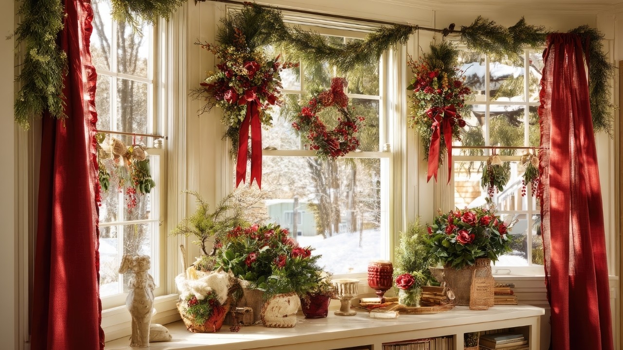 Small Home Winter Decor Ideas 🎄 20 DIY Red & Green Inspirations
