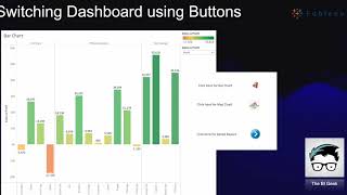 Switch Dashboards with Buttons in Tableau | Clean & Interactive UI Tutorial