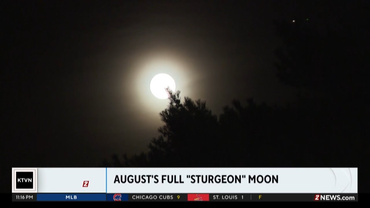 Bright 'Sturgeon Moon' to dazzle in the sky for next few days