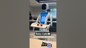 Robo Cafe | Science City Ahmedabad 🤖🍽️ #ahemdabad #sciencecityahmedabad #robotcafe #placestovisit