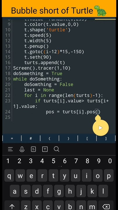 Bubble short using python turtle || python coding status 😍😜 #shorts # ...