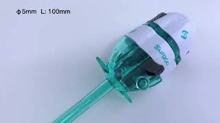 5mm Disposable Laparoscopic Trocar and Cannula with Sharp Plastic Tip