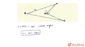 For the figure given below, prove that /_ ADC = /_ A + /_ B + /_ C  | CLASS 9 | LINE AND ANGLES ...