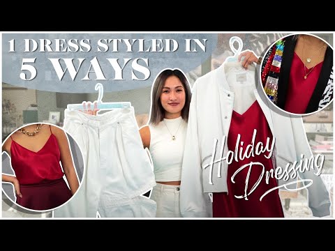 holiday-dressing:-1-red-slip-dress-styled-in-5-ways-|-laureen-uy