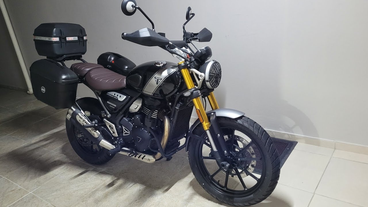 Baú Lateral ou Alforge na nova Scrambler 400x.