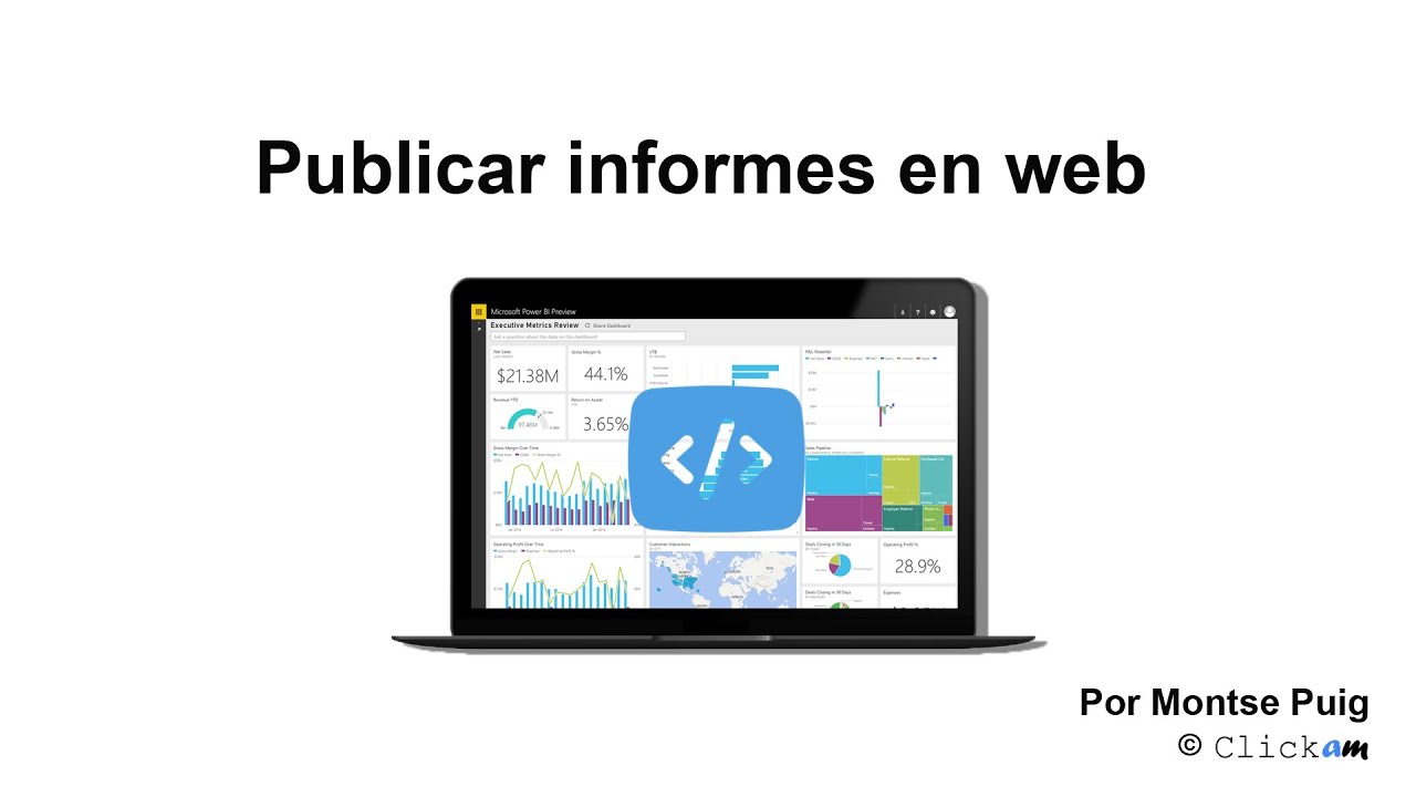 Cómo publicar informes de Power BI en web (embed) - YouTube
