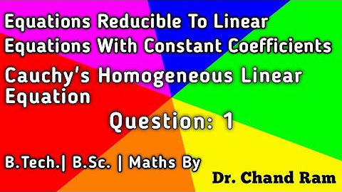 Question#1 on Cauchy