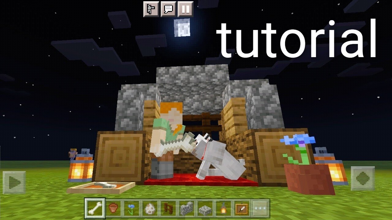 minecraft dog house tutorialviral video YouTube
