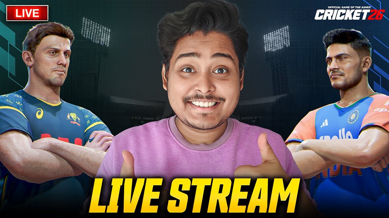 Cricket 26 Day 2 LIVE 🎮 | Playing with TEAM INDIA for the First Time | CricSOFI