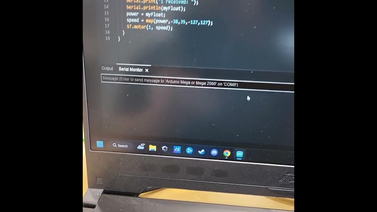 Controlling a motor speed with an Arduino/Sabertooth 2x60 connection