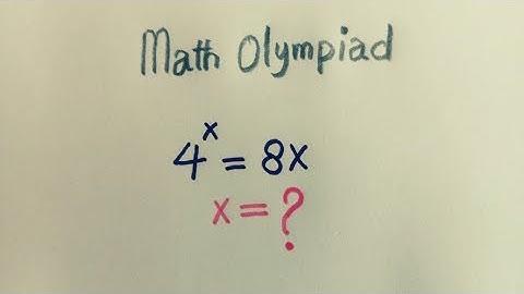 Solve Math Olympiad Exponential Equation || Solve with Trick | important math