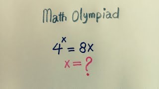 Solve Math Olympiad Exponential Equation || Solve with Trick | important math's questions