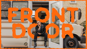 installing a front door on my skoolie | DIY School Bus Conversion Ep. 16