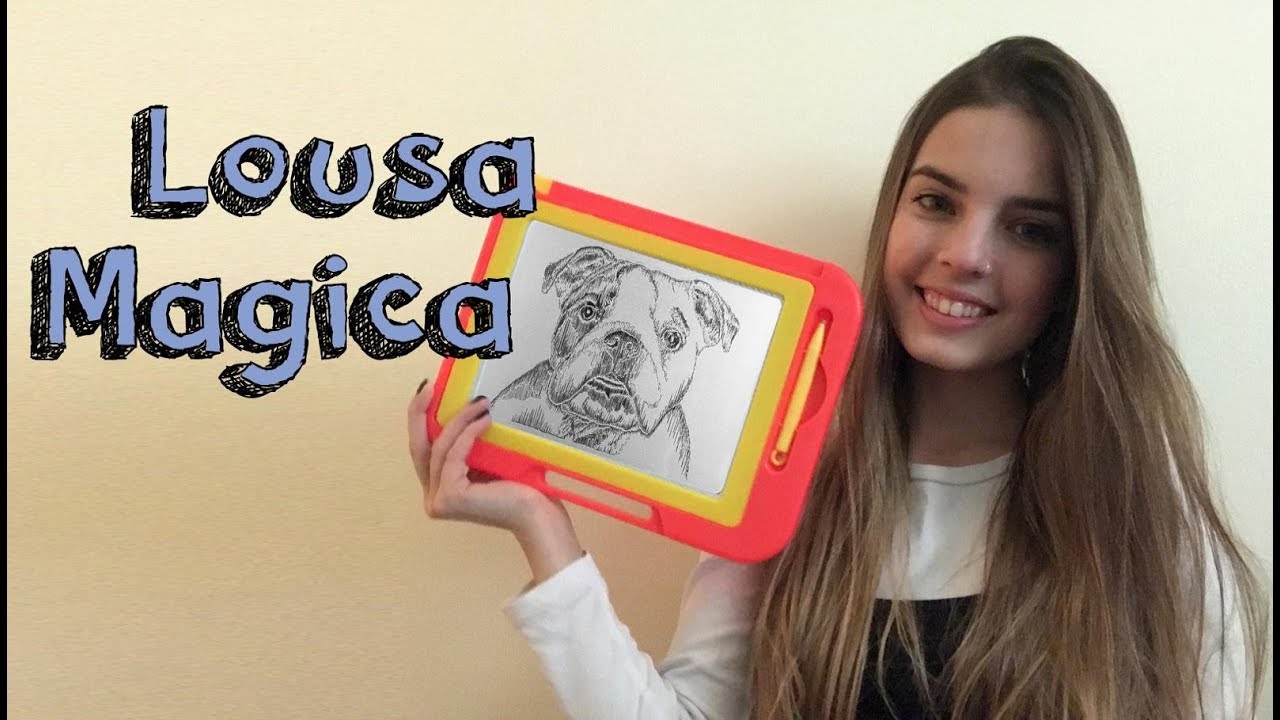 ASMR DESENHOS ALEATORIOS NA LOUSA MAGICA | Banana Vintage