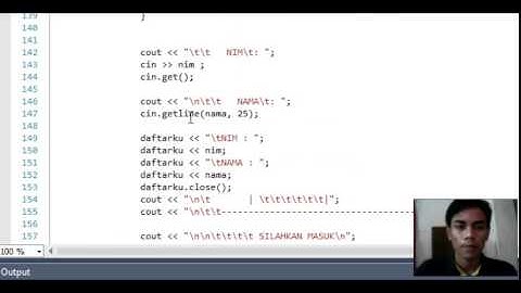 Amri Danades – Aplikasi Absensi Perkuliahan (C++)