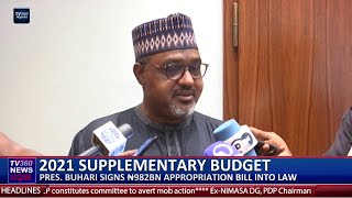 2021 Budget: President Buhari signs N982BN Appropriation Bill into law