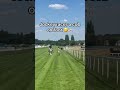 A jockey running against a cob 🤣 Not often a human beats a horse!