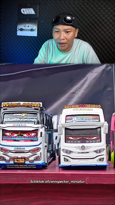 Miniature bus duet #shorts #telolet