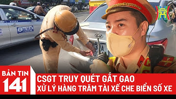 CSGT truy quét gắt gao, xử lý hàng trăm tài xế cố tình che biển số xe