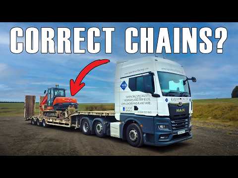 HGV Driver. Excavator Loading. UK Trucking Challenges