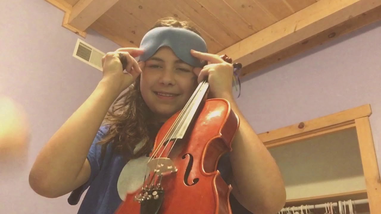 Blind folded violin challenge! YouTube