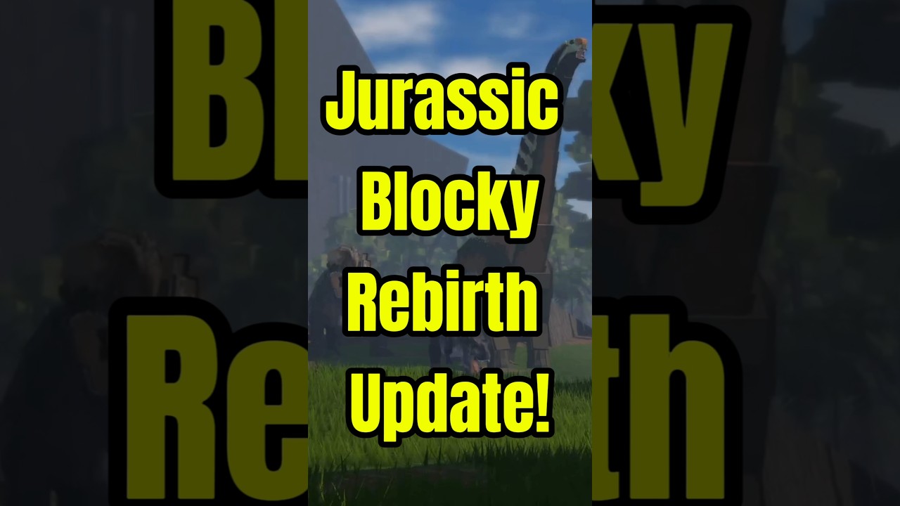 Обновление «Jurassic Blocky Rebirth» просто ОГРОМНОЕ! 