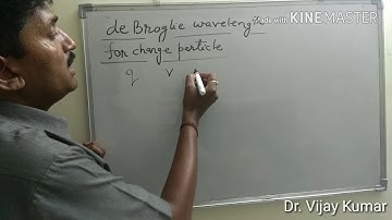 deBroglie Wavelength for charge particle(part 3) (Learn only in two minutes )