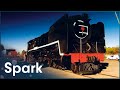 How To Dismantle A South African Class 15F Steam Locomotive | Huge Moves | Spark