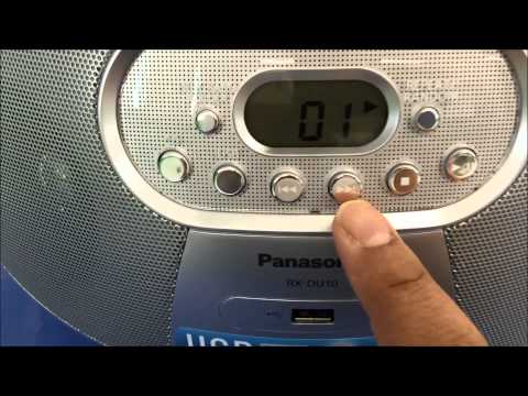 Panasonic RX-DU10 CDプレーヤー 概要 ポータブルステレオCDシステム RX-DU10 | ラジオ／CD