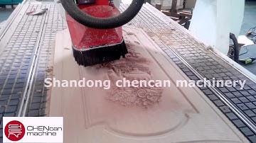 4 axis cnc router for making wood  door /auto tool changer cnc router with spindle rotation/