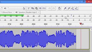 Setting Up Audacity For The One Min Test For LibriVox.