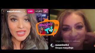 MAYELI ALONSO - LA SUEGRA DE LUPILLO RIVERA OFENDE A MAYELI Y LA LLAMA MOJADITA EN PLENO EN VIVO