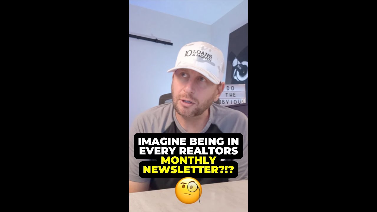 Imagine being in every realtors monthly newsletter...