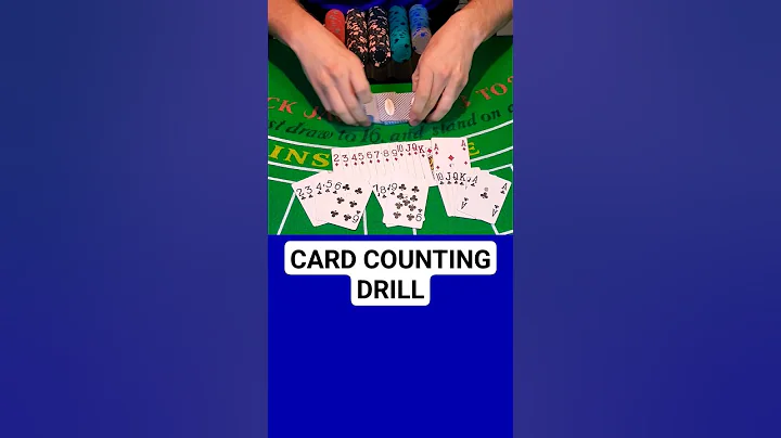 Card Counting Drill for Beginners #blackjack #cardcounting #gambling