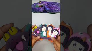 GUGU GAGA Color Mixing Gugu Gaga cute and Gary De'Snake cute made of from clay part38