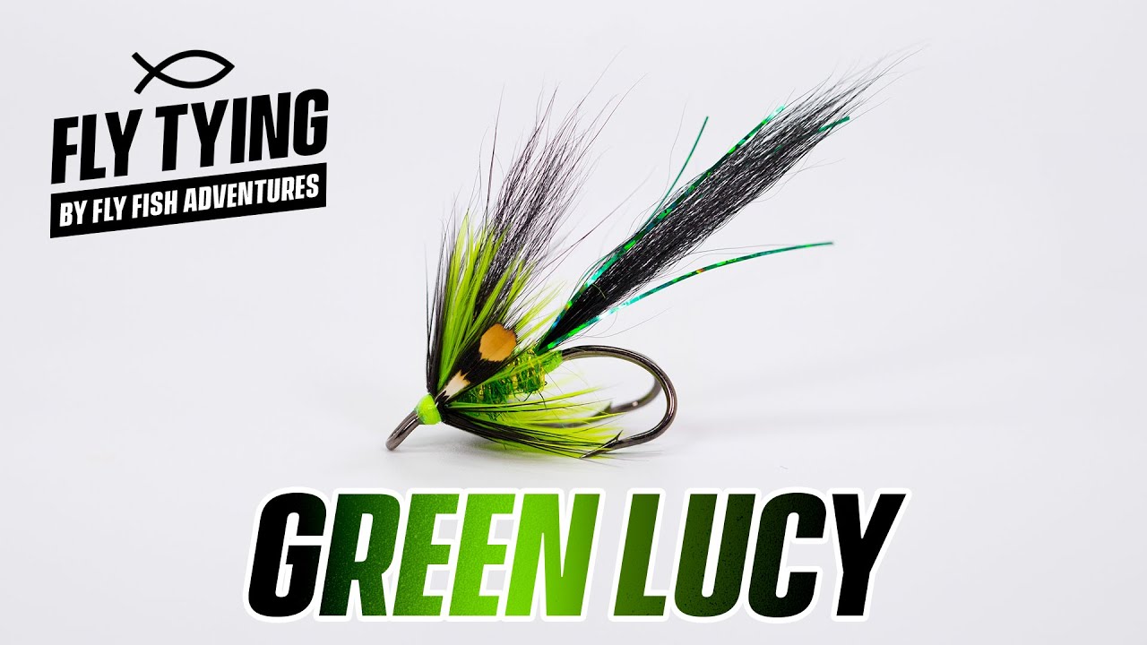 Green Lucy - Salmon Fly Double Hook 