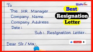 How To Write Resignation Letter || Sample Of Resignation Letter || Letter Of Resignation Format || screenshot 5