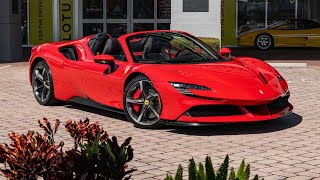 2023 Ferrari SF90 Spider in Red over Black Interior