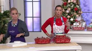 Temp-tations Old World or Floral Lace 16-Piece Bakeware Set on QVC