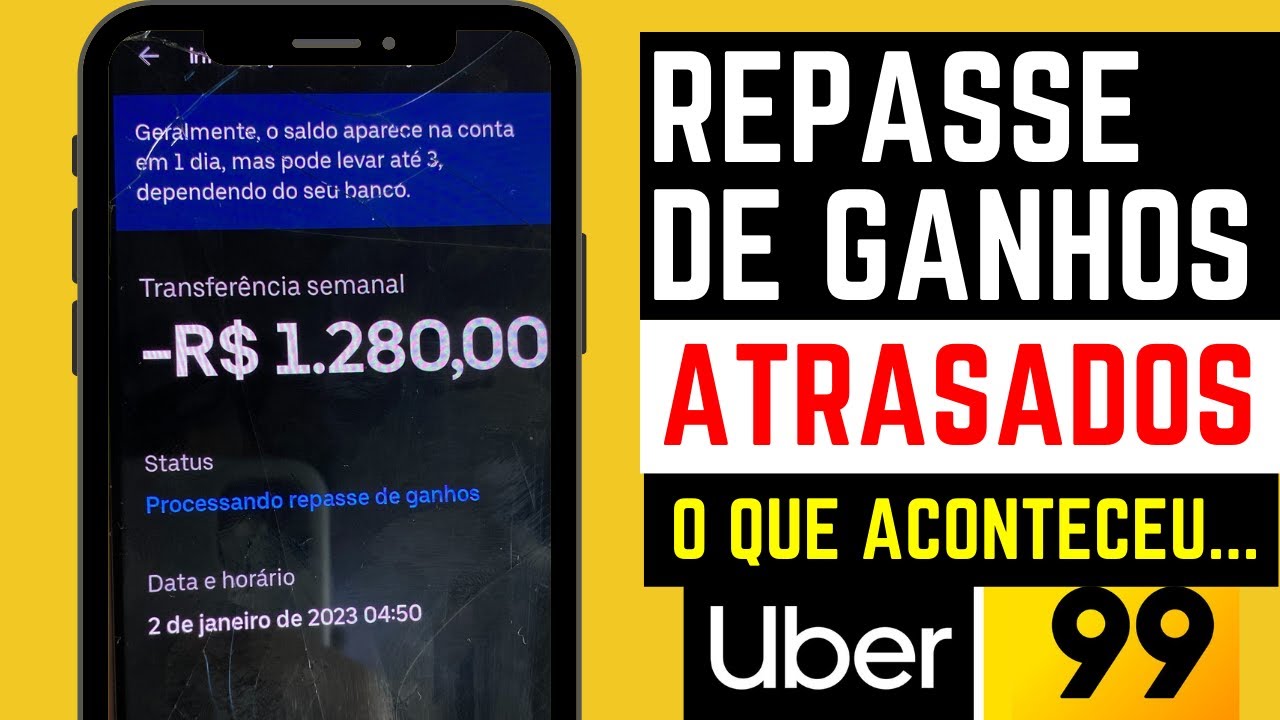 😡REPASSE DE GANHOS DA UBER ATRASADO | PROBLEMAS NO REPASSE SEMANAL DA ...