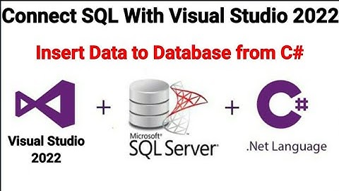 How to Connect SQL Server Database to Visual Studio 2022 C# Application | c#project