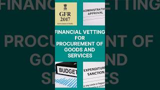 Financial Vetting for Procurement of Goods and Services - by Deepak Kapoor #goviral