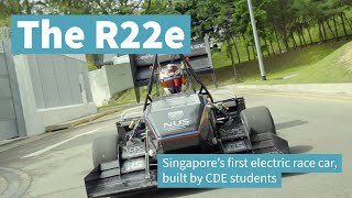 Unveiling the R22e: Singapore's first electric race car built by CDE students