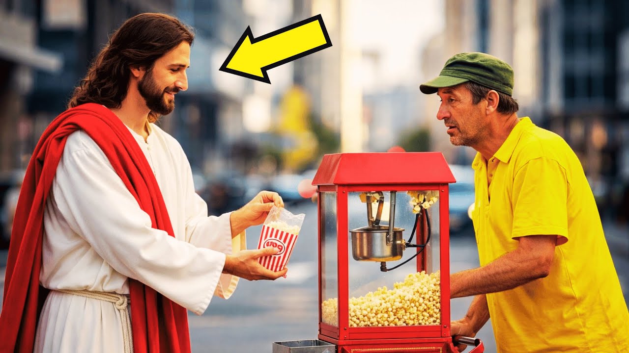 NÃO PRECISA PAGAR DEUS PROVE DISSE O POBRE PIPOQUEIRO AO VIAJANTE FAMINTO... ERA JESUS DISFARÇADO